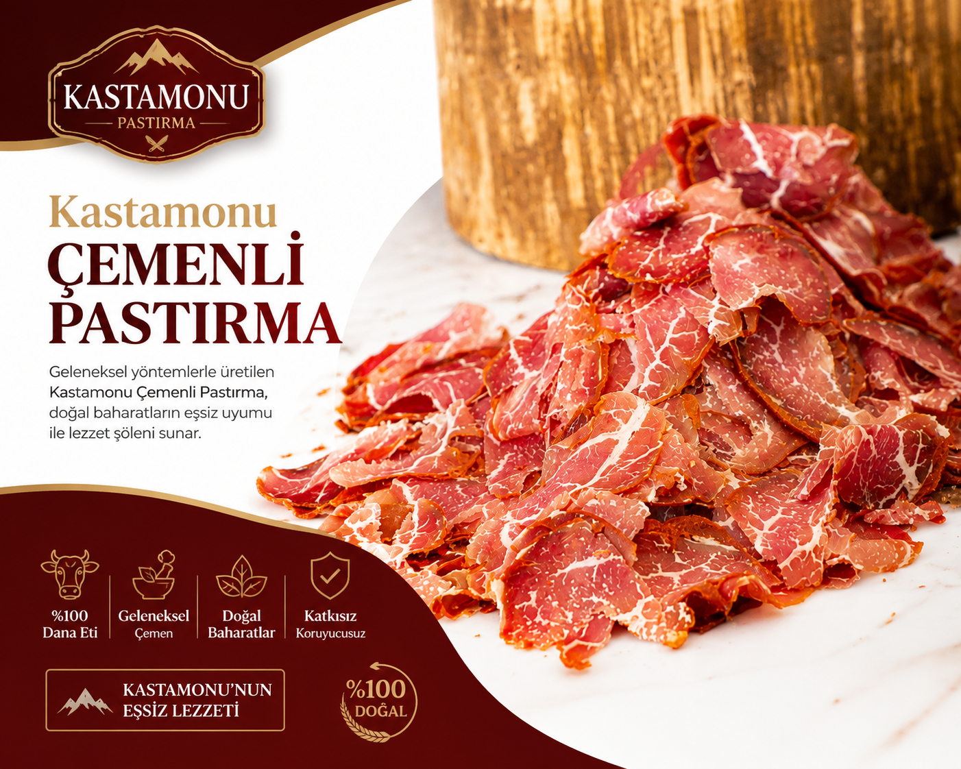 Çemenli Kastamonu Pastırması 500 g